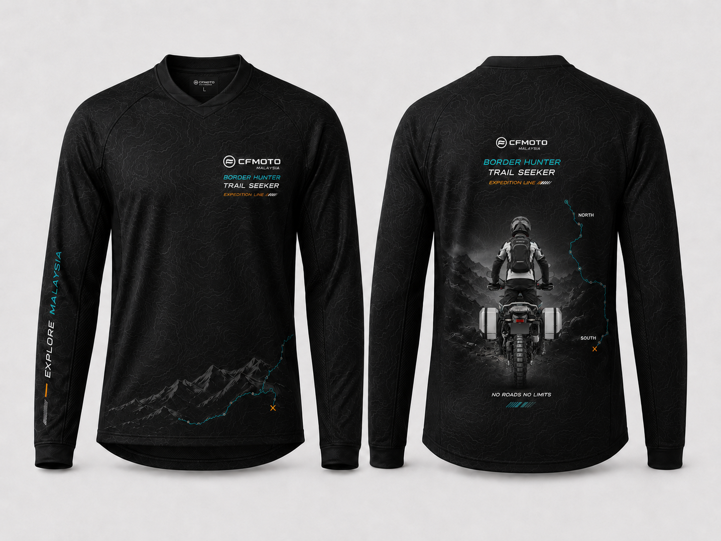 CFMOTO Border Hunter Trail Seeker Long Sleeve T-Shirt